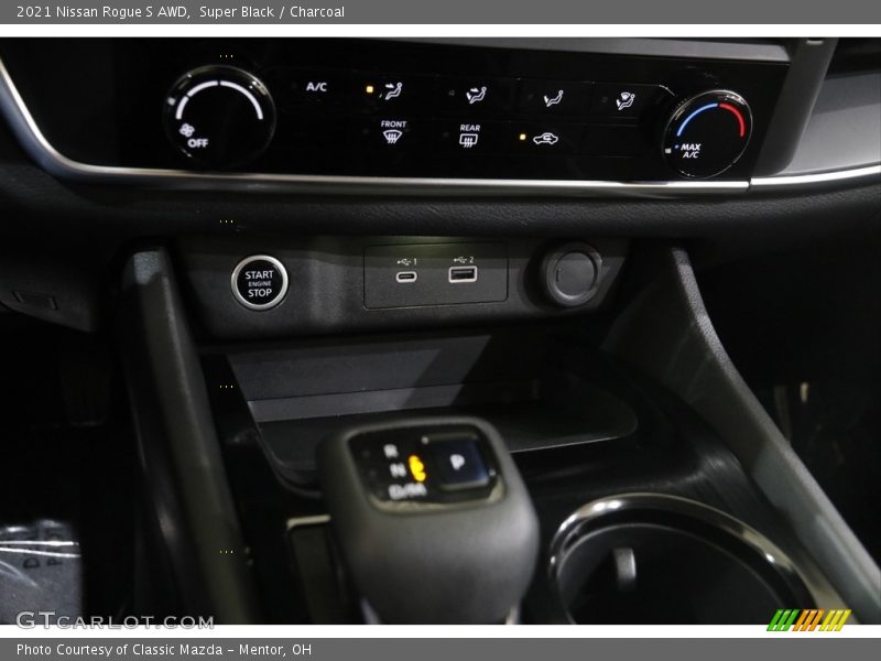 Super Black / Charcoal 2021 Nissan Rogue S AWD