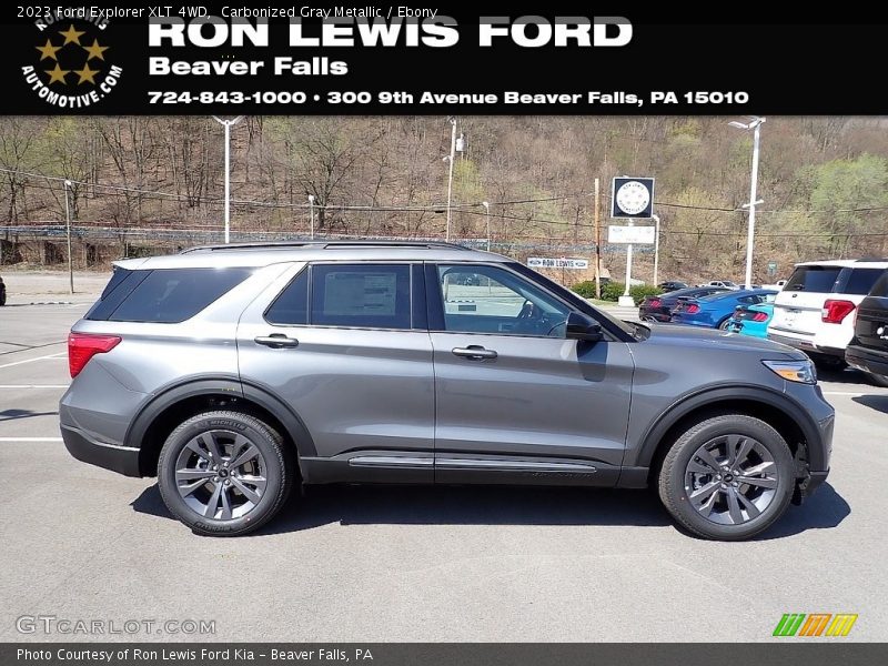 Carbonized Gray Metallic / Ebony 2023 Ford Explorer XLT 4WD