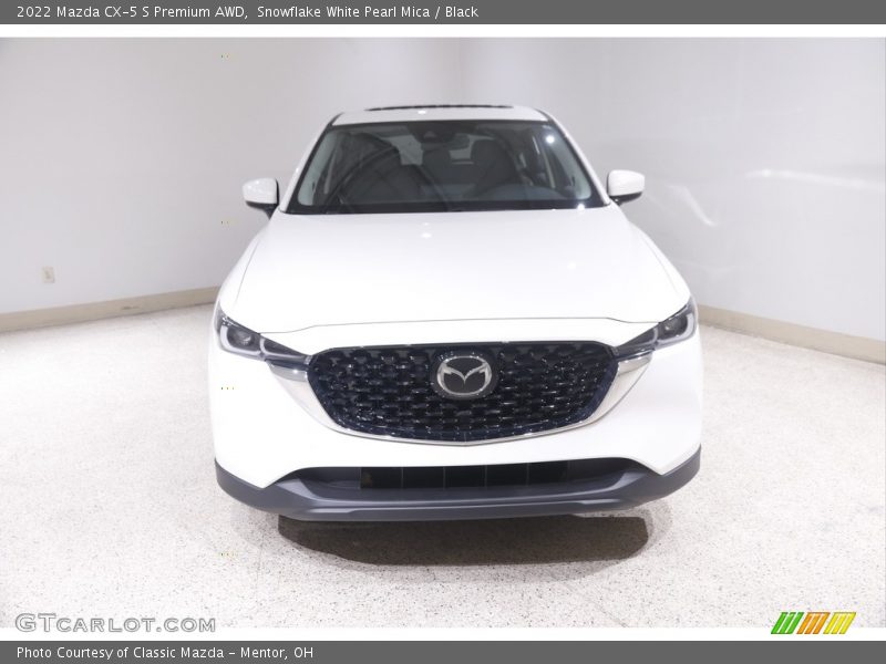 Snowflake White Pearl Mica / Black 2022 Mazda CX-5 S Premium AWD
