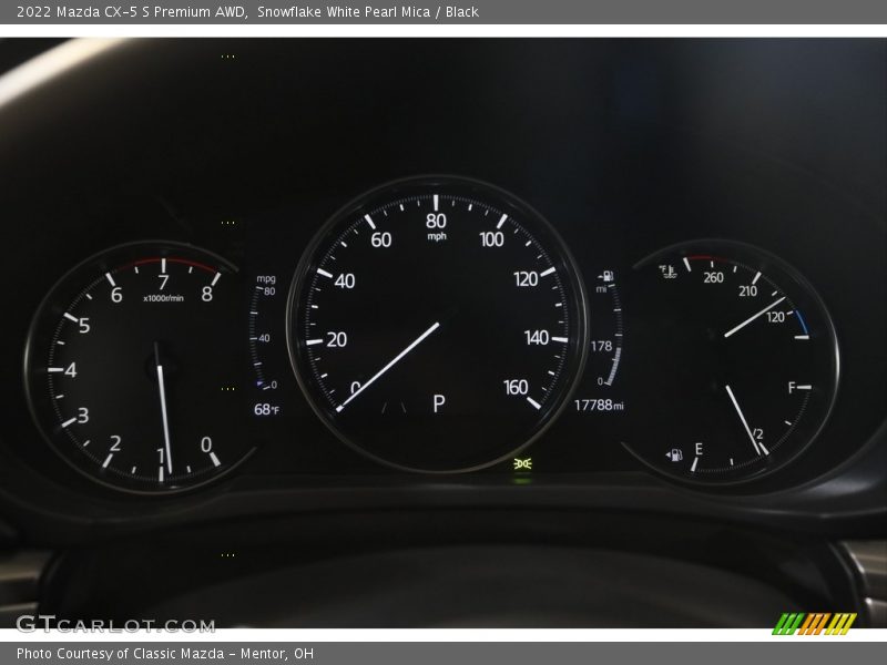 Snowflake White Pearl Mica / Black 2022 Mazda CX-5 S Premium AWD
