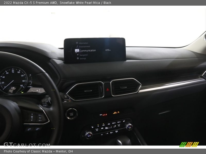 Snowflake White Pearl Mica / Black 2022 Mazda CX-5 S Premium AWD