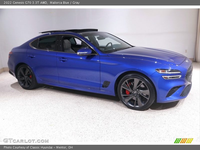  2022 G70 3.3T AWD Mallorca Blue