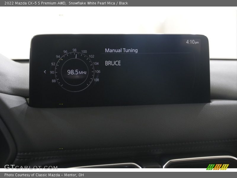 Snowflake White Pearl Mica / Black 2022 Mazda CX-5 S Premium AWD