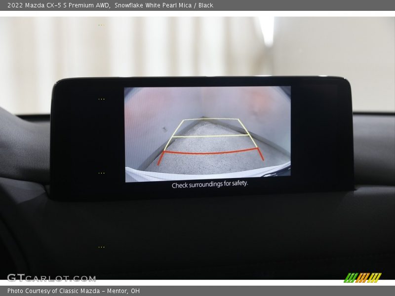 Snowflake White Pearl Mica / Black 2022 Mazda CX-5 S Premium AWD