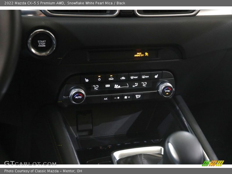 Snowflake White Pearl Mica / Black 2022 Mazda CX-5 S Premium AWD