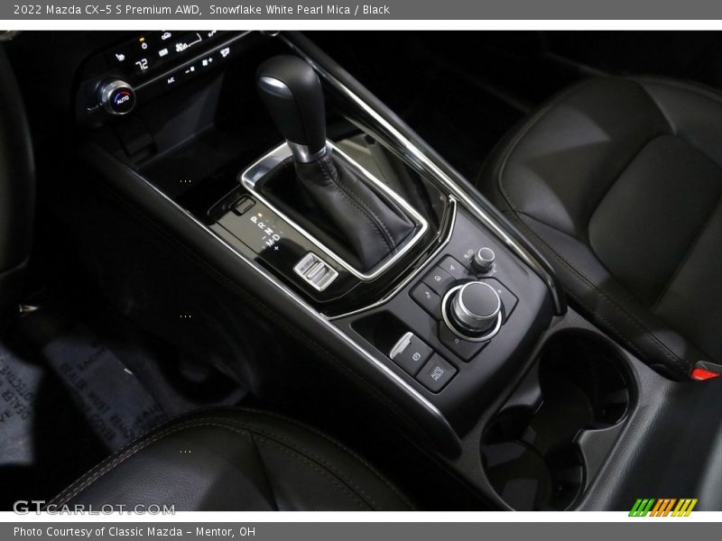 Snowflake White Pearl Mica / Black 2022 Mazda CX-5 S Premium AWD