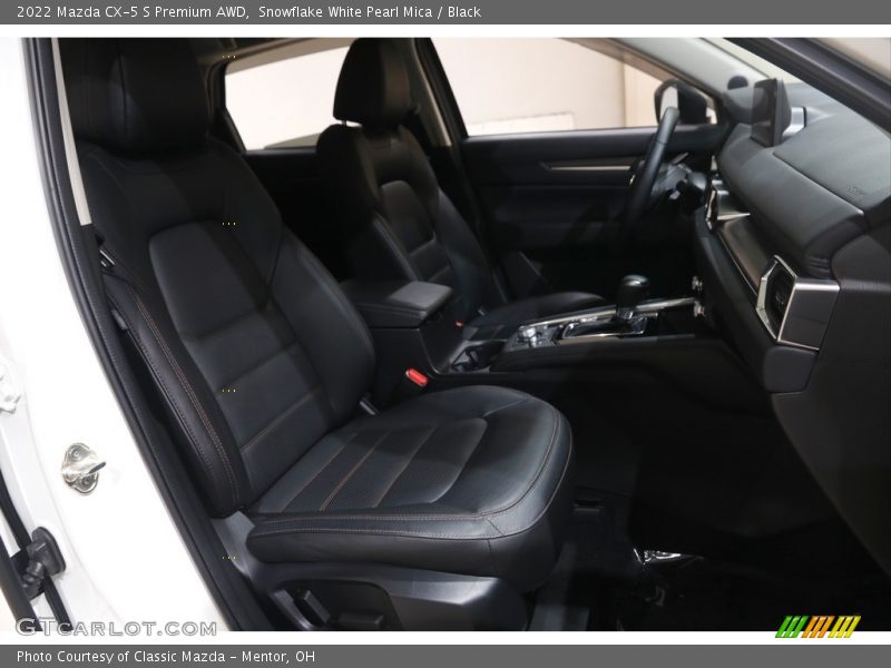 Snowflake White Pearl Mica / Black 2022 Mazda CX-5 S Premium AWD