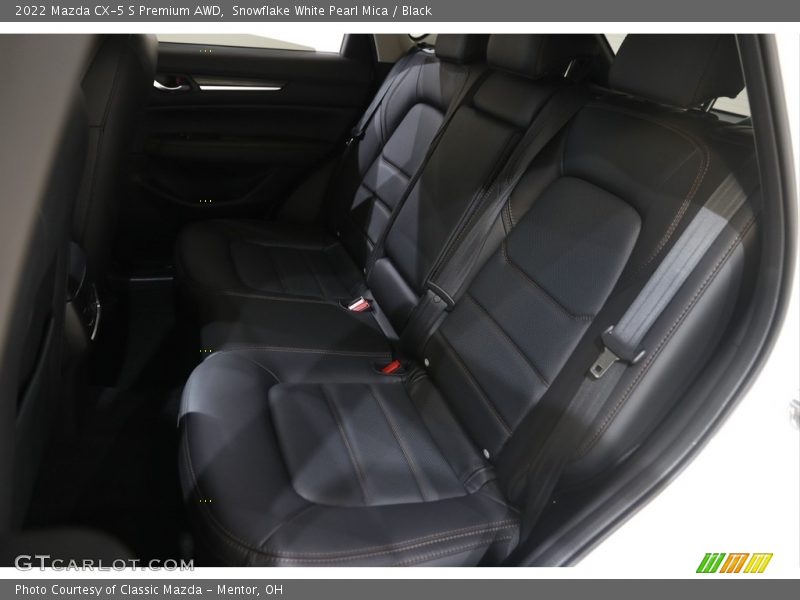 Snowflake White Pearl Mica / Black 2022 Mazda CX-5 S Premium AWD