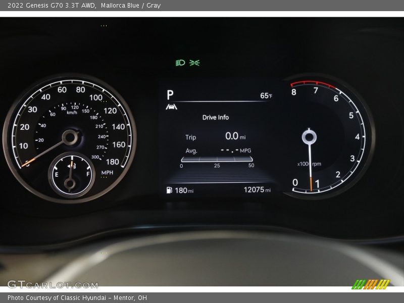  2022 G70 3.3T AWD 3.3T AWD Gauges