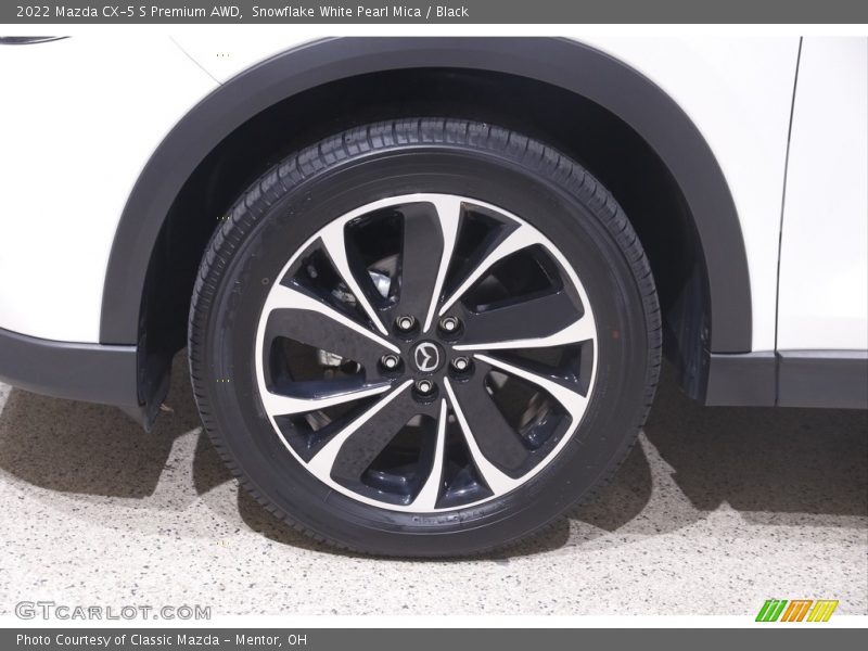 Snowflake White Pearl Mica / Black 2022 Mazda CX-5 S Premium AWD