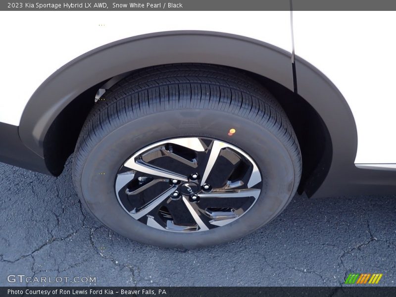 Snow White Pearl / Black 2023 Kia Sportage Hybrid LX AWD