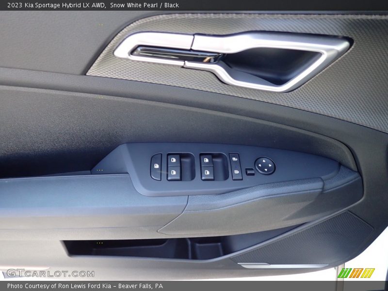 Snow White Pearl / Black 2023 Kia Sportage Hybrid LX AWD