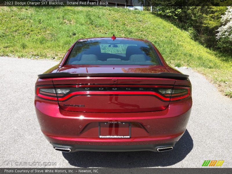 Octane Red Pearl / Black 2023 Dodge Charger SXT Blacktop