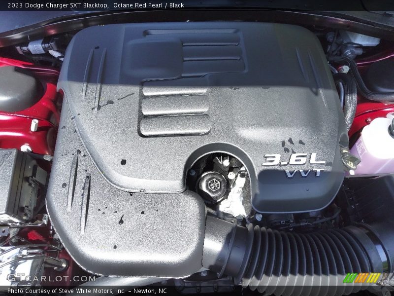 Octane Red Pearl / Black 2023 Dodge Charger SXT Blacktop