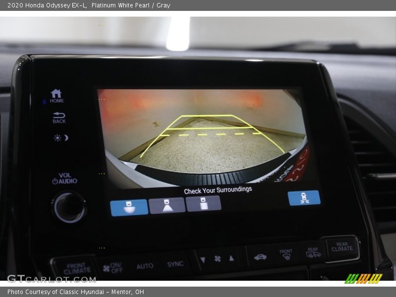 Platinum White Pearl / Gray 2020 Honda Odyssey EX-L