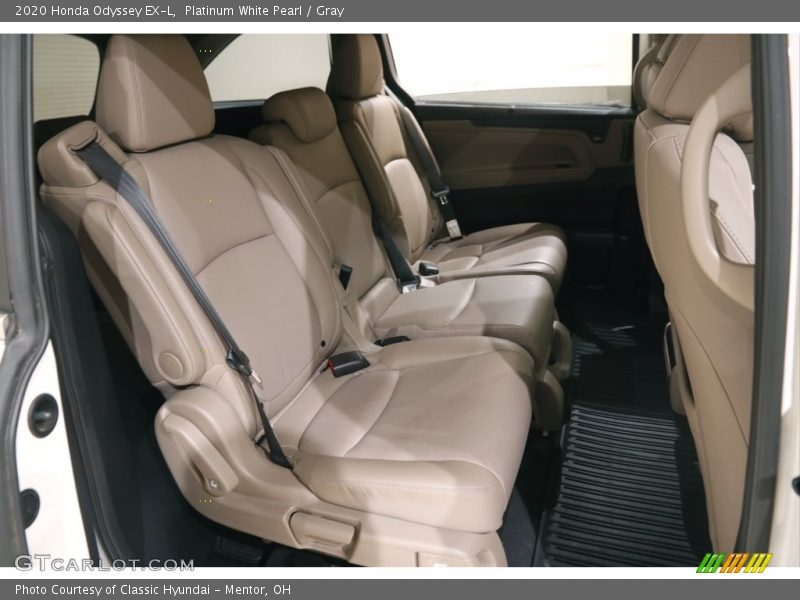 Platinum White Pearl / Gray 2020 Honda Odyssey EX-L