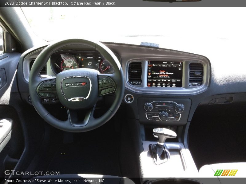 Octane Red Pearl / Black 2023 Dodge Charger SXT Blacktop