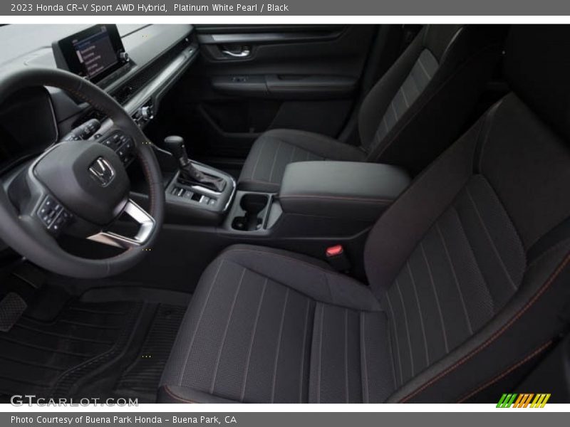 Platinum White Pearl / Black 2023 Honda CR-V Sport AWD Hybrid