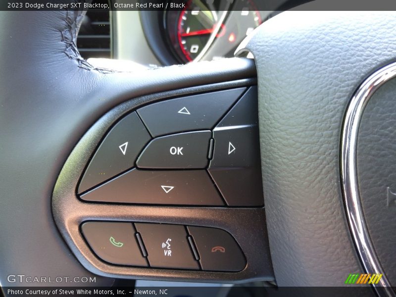 Octane Red Pearl / Black 2023 Dodge Charger SXT Blacktop