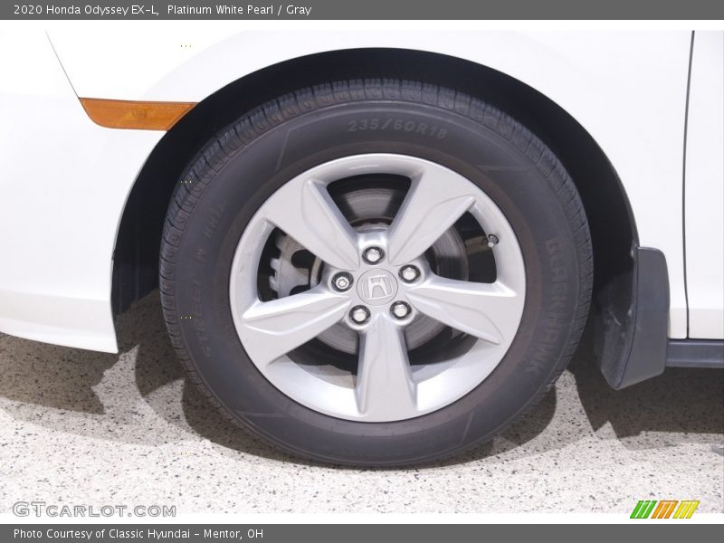 Platinum White Pearl / Gray 2020 Honda Odyssey EX-L