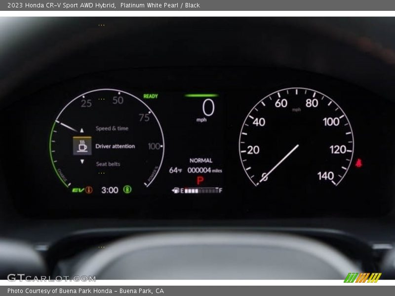 Platinum White Pearl / Black 2023 Honda CR-V Sport AWD Hybrid