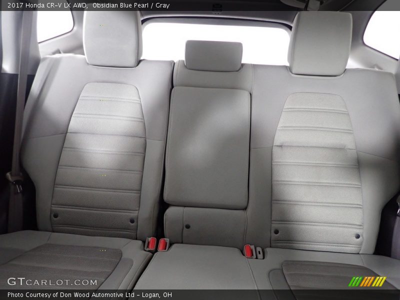 Obsidian Blue Pearl / Gray 2017 Honda CR-V LX AWD