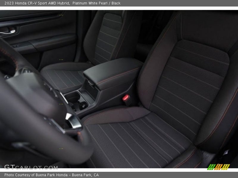 Platinum White Pearl / Black 2023 Honda CR-V Sport AWD Hybrid