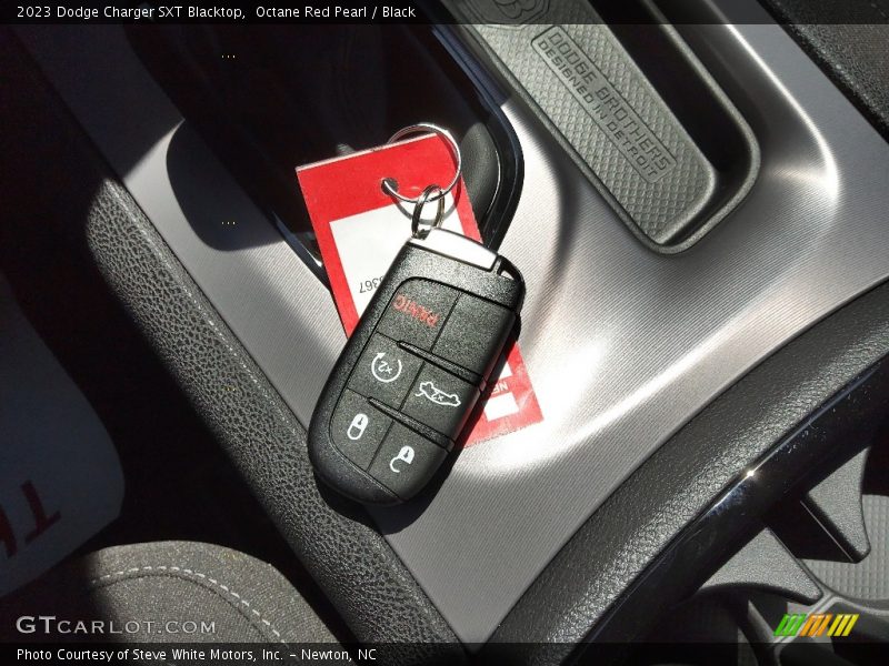 Octane Red Pearl / Black 2023 Dodge Charger SXT Blacktop