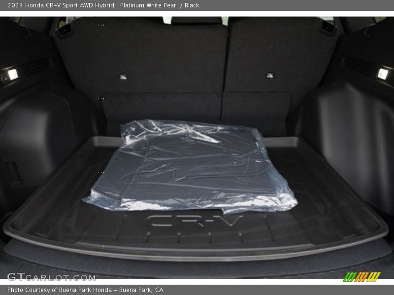Platinum White Pearl / Black 2023 Honda CR-V Sport AWD Hybrid