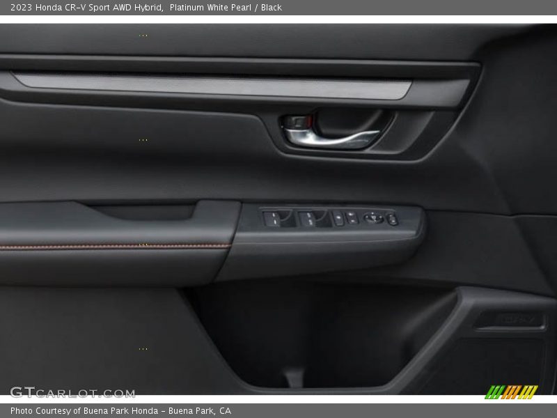 Platinum White Pearl / Black 2023 Honda CR-V Sport AWD Hybrid