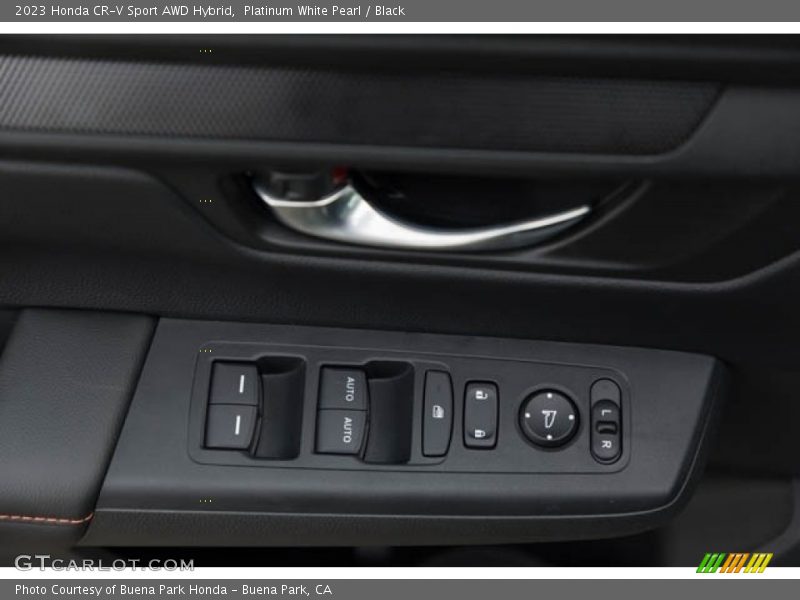 Platinum White Pearl / Black 2023 Honda CR-V Sport AWD Hybrid