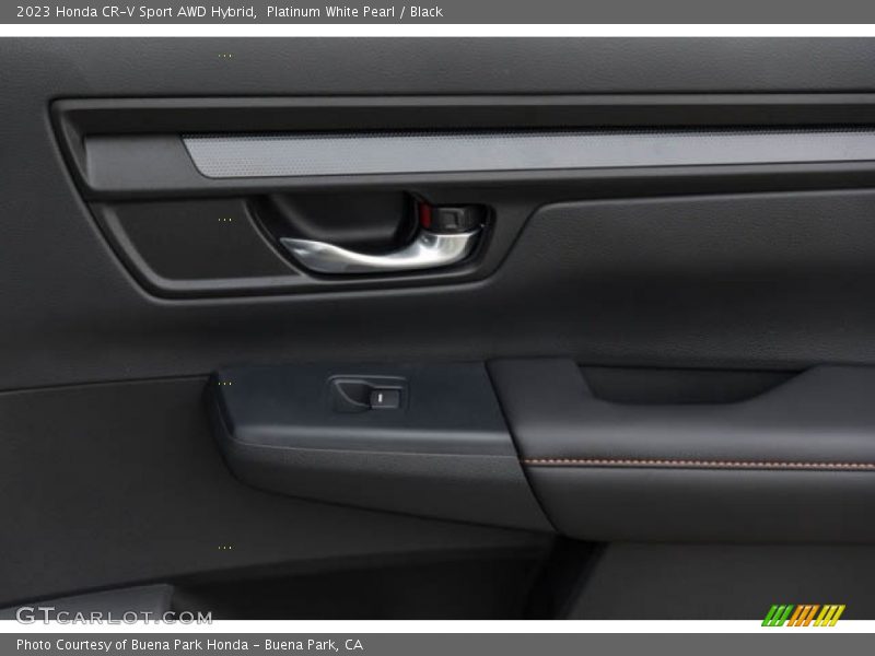 Platinum White Pearl / Black 2023 Honda CR-V Sport AWD Hybrid