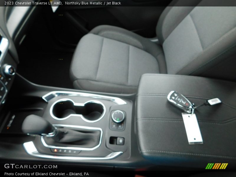 Northsky Blue Metallic / Jet Black 2023 Chevrolet Traverse LT AWD