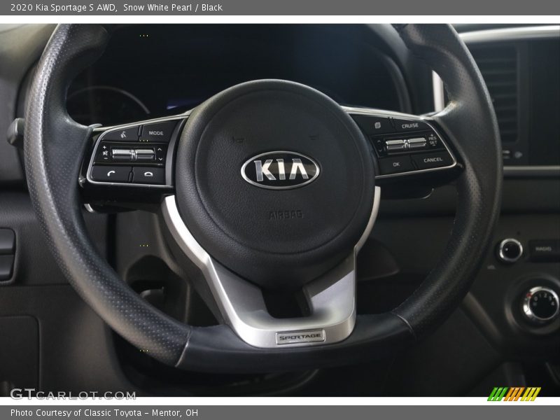 Snow White Pearl / Black 2020 Kia Sportage S AWD