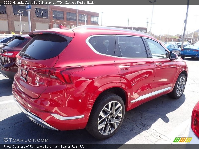  2021 Santa Fe Calligraphy AWD Calypso Red