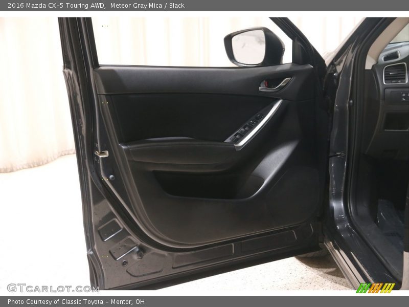 Meteor Gray Mica / Black 2016 Mazda CX-5 Touring AWD