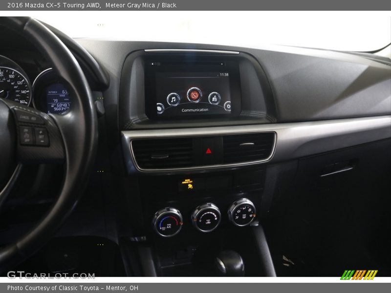 Meteor Gray Mica / Black 2016 Mazda CX-5 Touring AWD