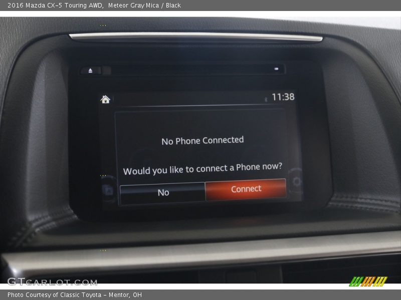 Meteor Gray Mica / Black 2016 Mazda CX-5 Touring AWD