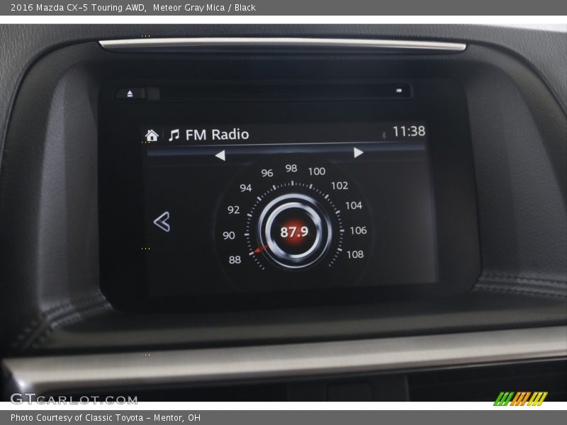 Meteor Gray Mica / Black 2016 Mazda CX-5 Touring AWD