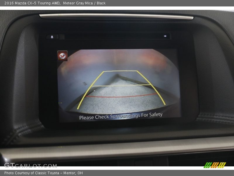 Meteor Gray Mica / Black 2016 Mazda CX-5 Touring AWD