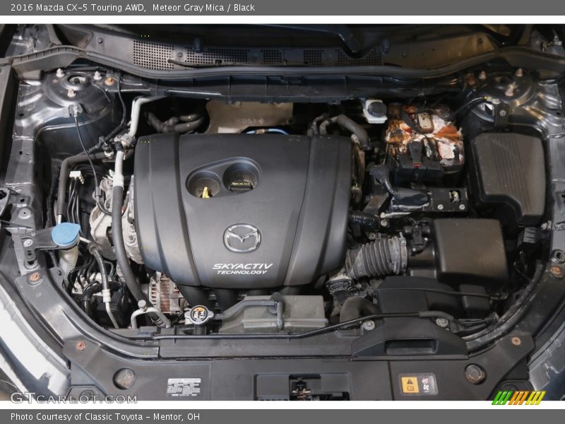 Meteor Gray Mica / Black 2016 Mazda CX-5 Touring AWD
