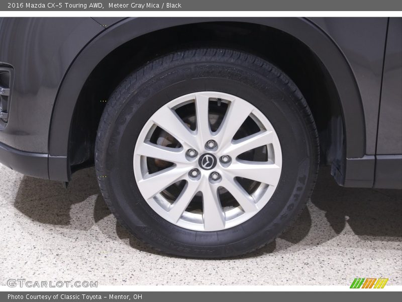 Meteor Gray Mica / Black 2016 Mazda CX-5 Touring AWD