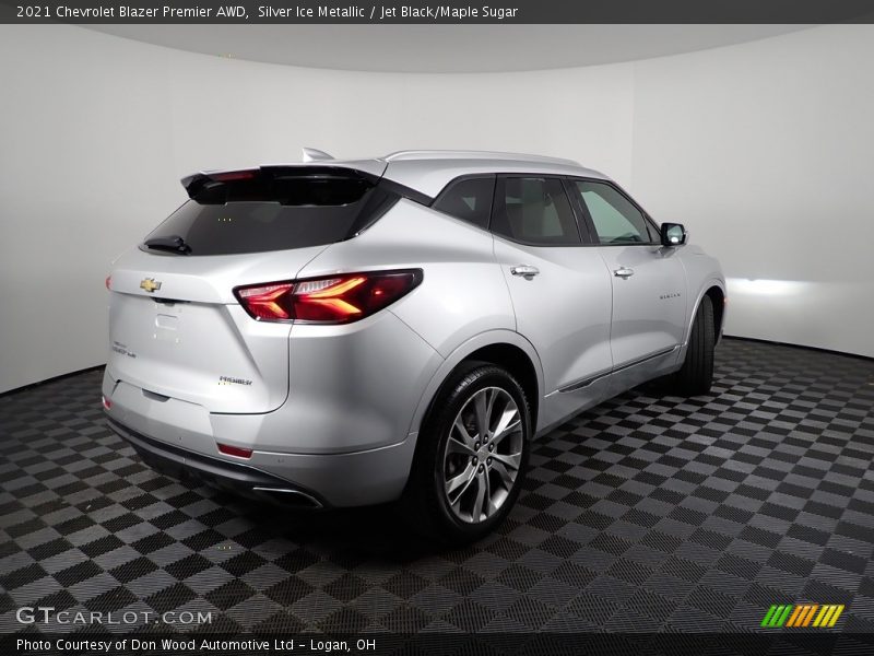 Silver Ice Metallic / Jet Black/Maple Sugar 2021 Chevrolet Blazer Premier AWD