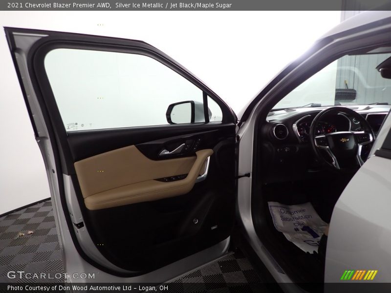 Silver Ice Metallic / Jet Black/Maple Sugar 2021 Chevrolet Blazer Premier AWD