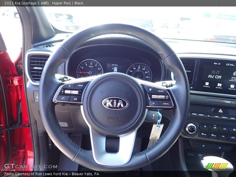  2021 Sportage S AWD Steering Wheel