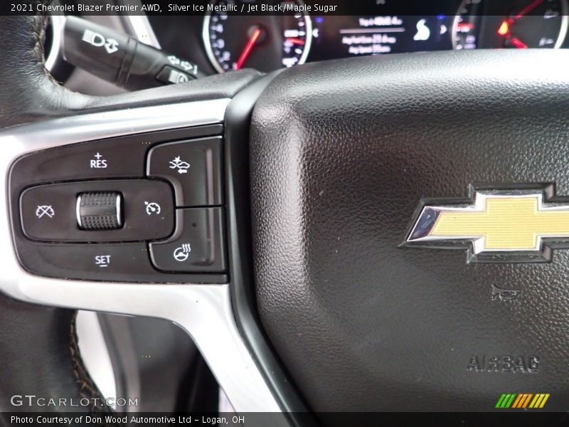 Silver Ice Metallic / Jet Black/Maple Sugar 2021 Chevrolet Blazer Premier AWD