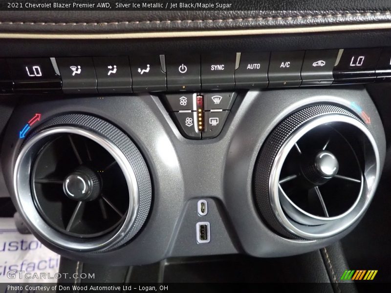 Silver Ice Metallic / Jet Black/Maple Sugar 2021 Chevrolet Blazer Premier AWD