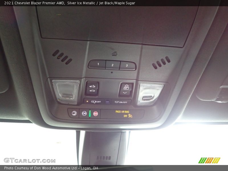 Silver Ice Metallic / Jet Black/Maple Sugar 2021 Chevrolet Blazer Premier AWD