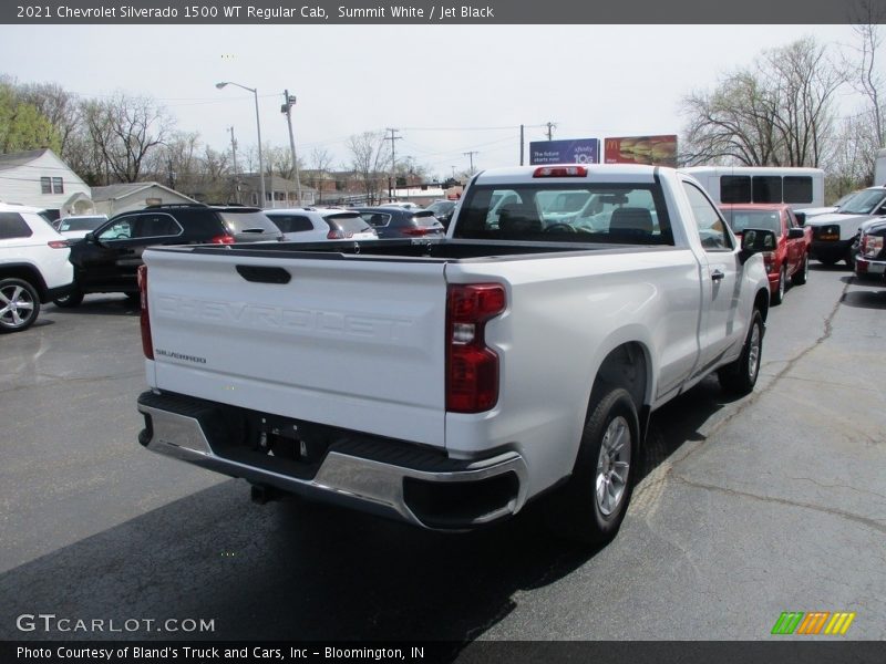 Summit White / Jet Black 2021 Chevrolet Silverado 1500 WT Regular Cab