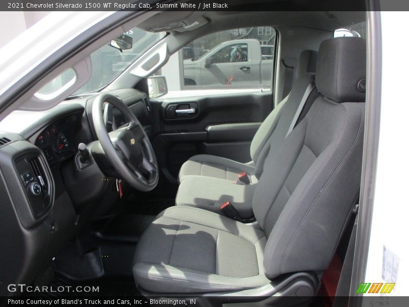 Summit White / Jet Black 2021 Chevrolet Silverado 1500 WT Regular Cab